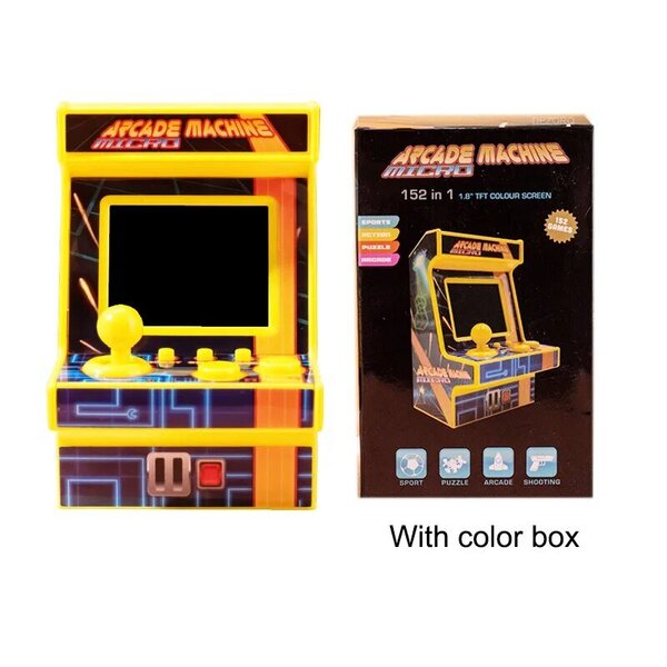 Mini Retro Arcade Games Console 152 Games 8 Bit Handheld Console 1,8'' Full Color LCD-näyttö Taskukonsoli Lasten joululelu lahja