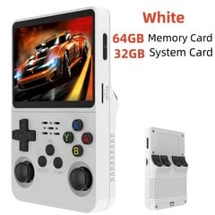 R36S Retro Handheld Video Game Console Linux System 3,5 tuuman IPS-näyttö kannettava taskuvideosoitin R35S 64GB Games 10000+ Game hinta ja tiedot | Pelikonsolit | hobbyhall.fi