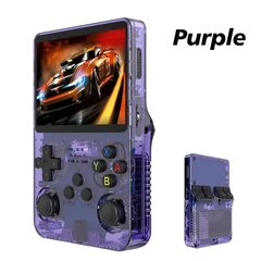 Avoimen lähdekoodin R36S Retro videopelikonsoli 64 Gt, violetti hinta ja tiedot | Pelikonsolit | hobbyhall.fi