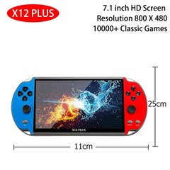 X12 Plus Handheld Game Console X7 X7 Plus M50 7.1/5.1/4.3 tuuman HD-näyttö kannettava audio-videosoitin 10000+ klassisia pelejä hinta ja tiedot | Pelikonsolit | hobbyhall.fi