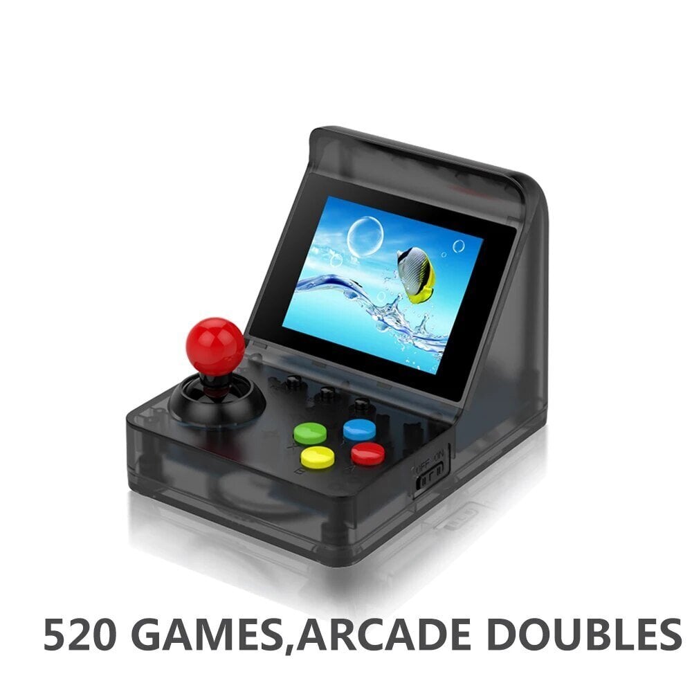 ARCADE MINI Paras suosittu 32-bittinen mini-arcade-retrokonsoli, kannettava kannettava klassinen soitin 500 peliä lapsille hinta ja tiedot | Pelikonsolit | hobbyhall.fi