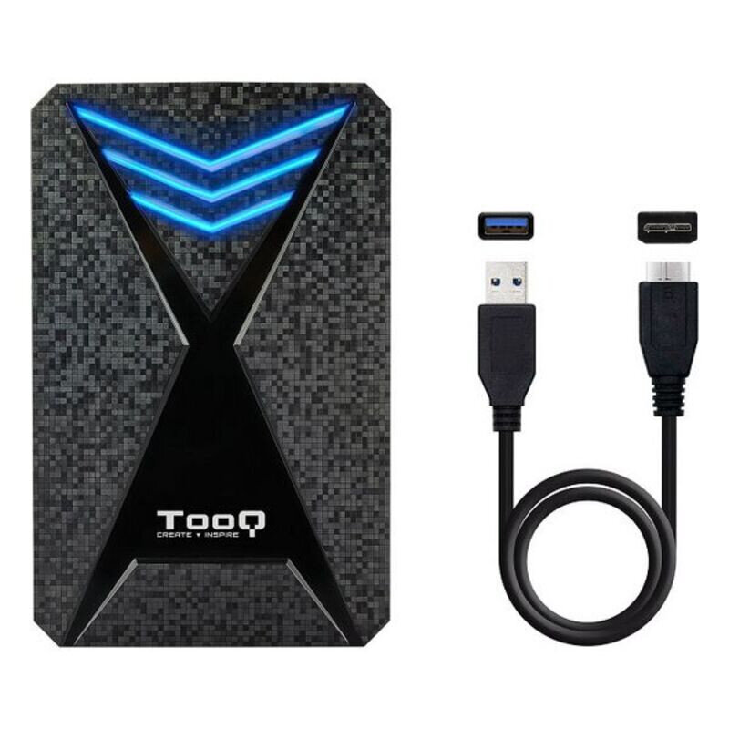 Kiintolevykotelo TooQ TQE-2550BL 2,5" USB 3.0 Musta BFN-BB-S0227374 hinta ja tiedot | Ulkoisten kovalevyjen kotelot | hobbyhall.fi