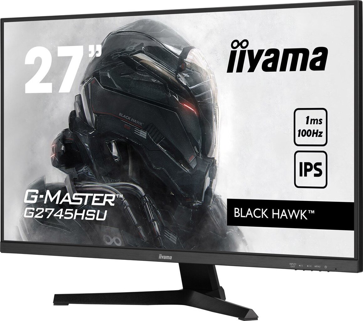 iiyama G-MASTER tietokonenäyttö 68,6 cm (27") 1920 x 1080 pikseliä Full HD LED Musta hinta ja tiedot | Näytöt | hobbyhall.fi