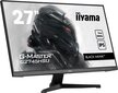 iiyama G-MASTER tietokonenäyttö 68,6 cm (27") 1920 x 1080 pikseliä Full HD LED Musta hinta ja tiedot | Näytöt | hobbyhall.fi