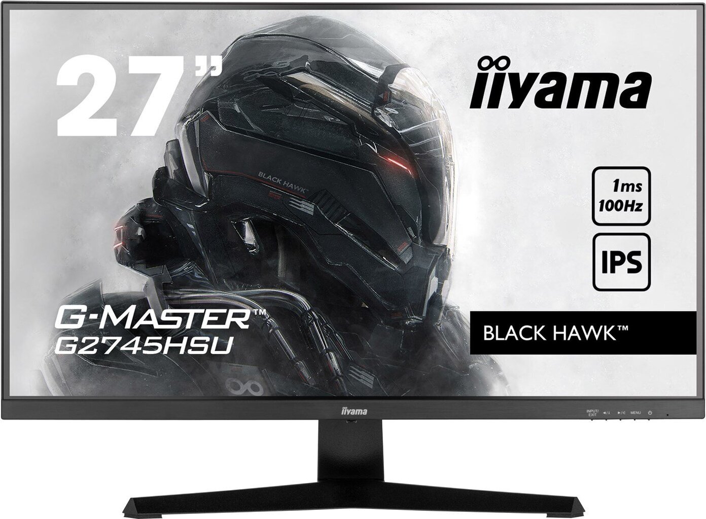 iiyama G-MASTER tietokonenäyttö 68,6 cm (27") 1920 x 1080 pikseliä Full HD LED Musta hinta ja tiedot | Näytöt | hobbyhall.fi