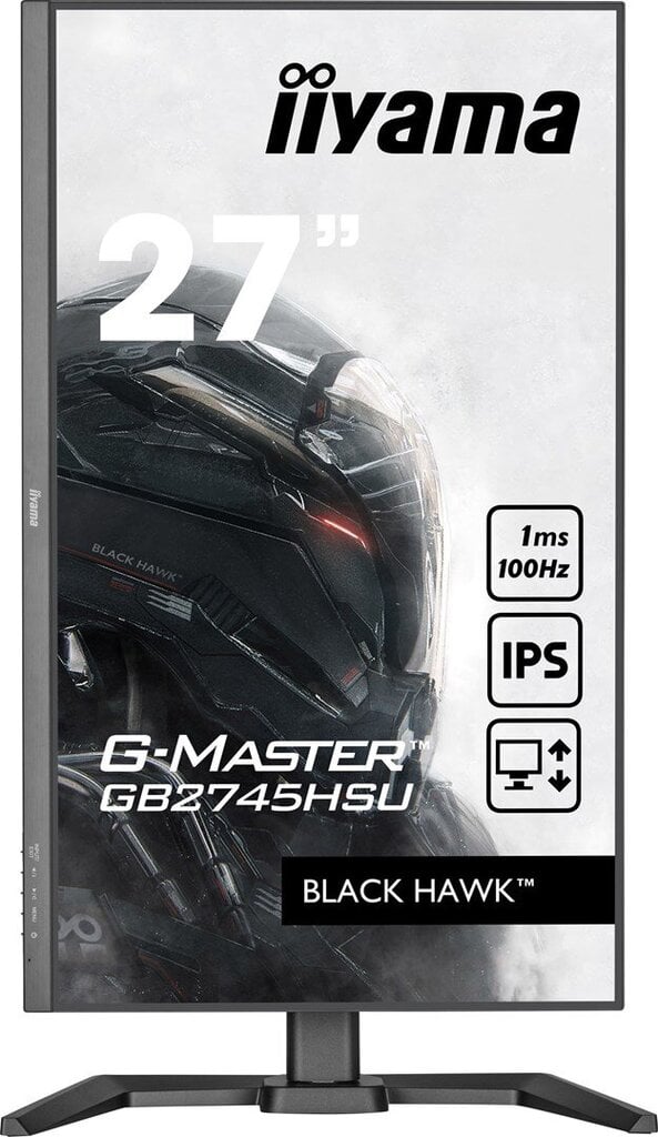 iiyama G-MASTER GB2745HSU-B1 tietokonenäyttö 68,6 cm (27") 1920 x 1080 pikseliä Full HD LED Musta hinta ja tiedot | Näytöt | hobbyhall.fi