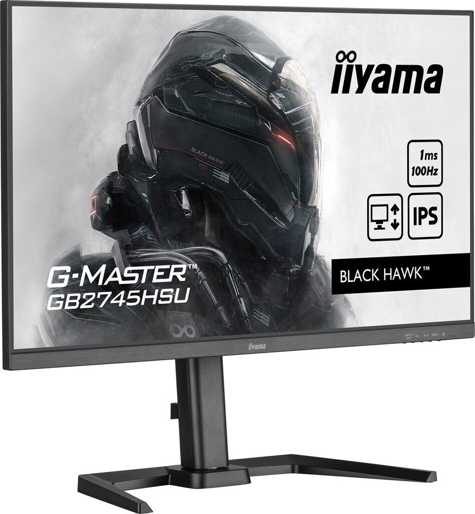 iiyama G-MASTER GB2745HSU-B1 tietokonenäyttö 68,6 cm (27") 1920 x 1080 pikseliä Full HD LED Musta hinta ja tiedot | Näytöt | hobbyhall.fi