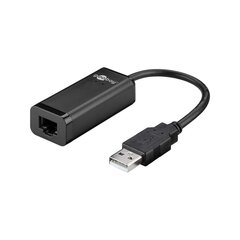 USB-verkkosovitin "GOOBAY 39038" USB 3.0 Type A - Ethernet RJ45, musta hinta ja tiedot | Adapterit | hobbyhall.fi