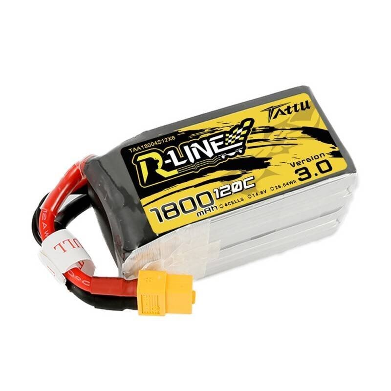 Akku Tattu R-line versio 3.0 1800mAh 14.8v 120c 4S1p XT60 hinta ja tiedot | Älylaitteiden lisätarvikkeet | hobbyhall.fi