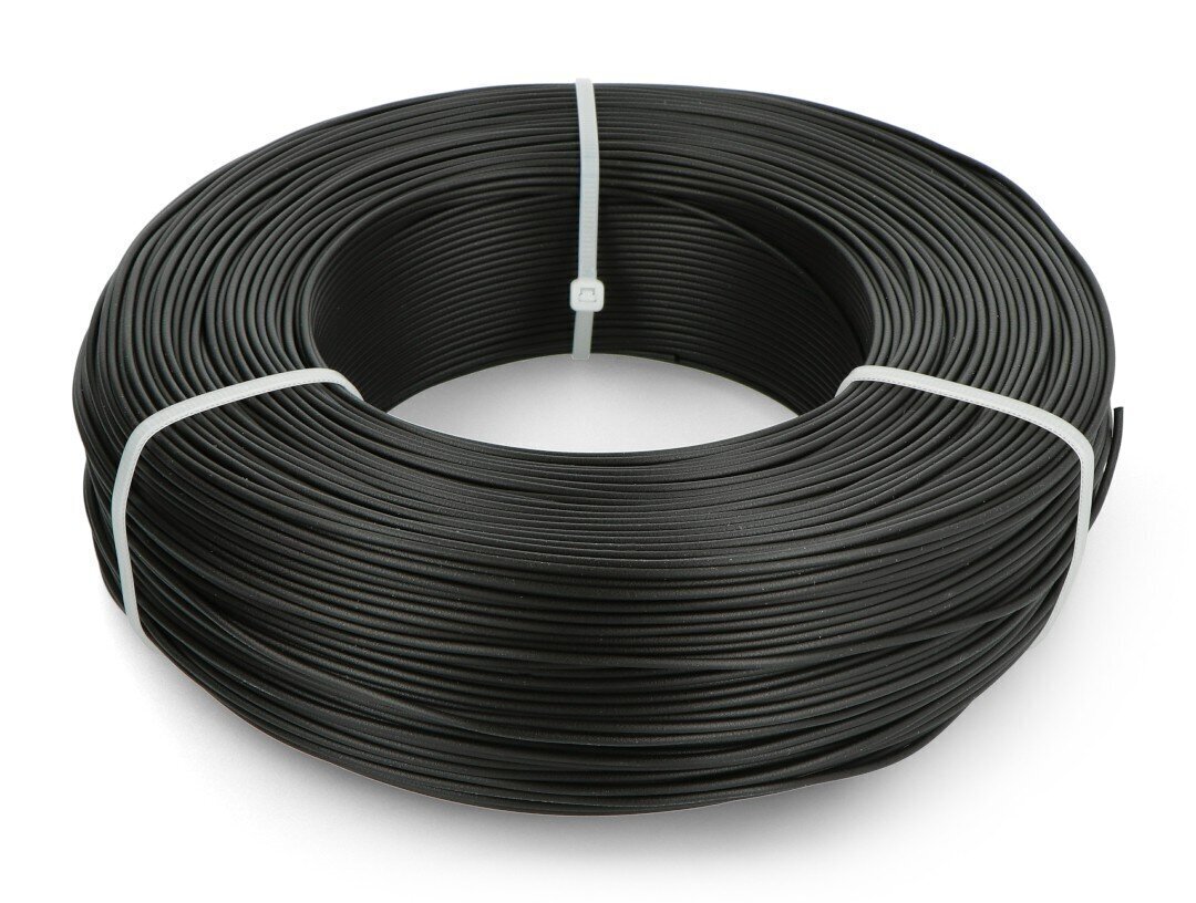 3D muovi (täyttö) Fiberlogy Refill Easy PLA 1,75 mm 0,85 kg, musta hinta ja tiedot | Älylaitteiden lisätarvikkeet | hobbyhall.fi