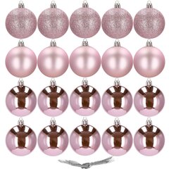 CA0098 CHRISTMAS BAMBLES 4 CM 20 KPL hinta ja tiedot | Joulukuusen koristeet | hobbyhall.fi