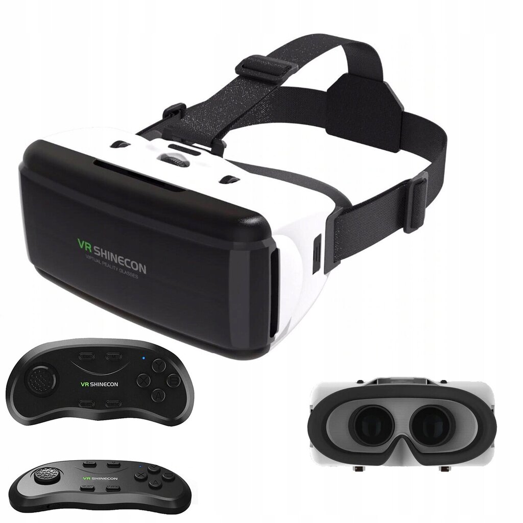 VR Glasses Virtual Reality 3D Glasses + Bluetooth Control Gamepad hinta ja tiedot | VR-lasit | hobbyhall.fi