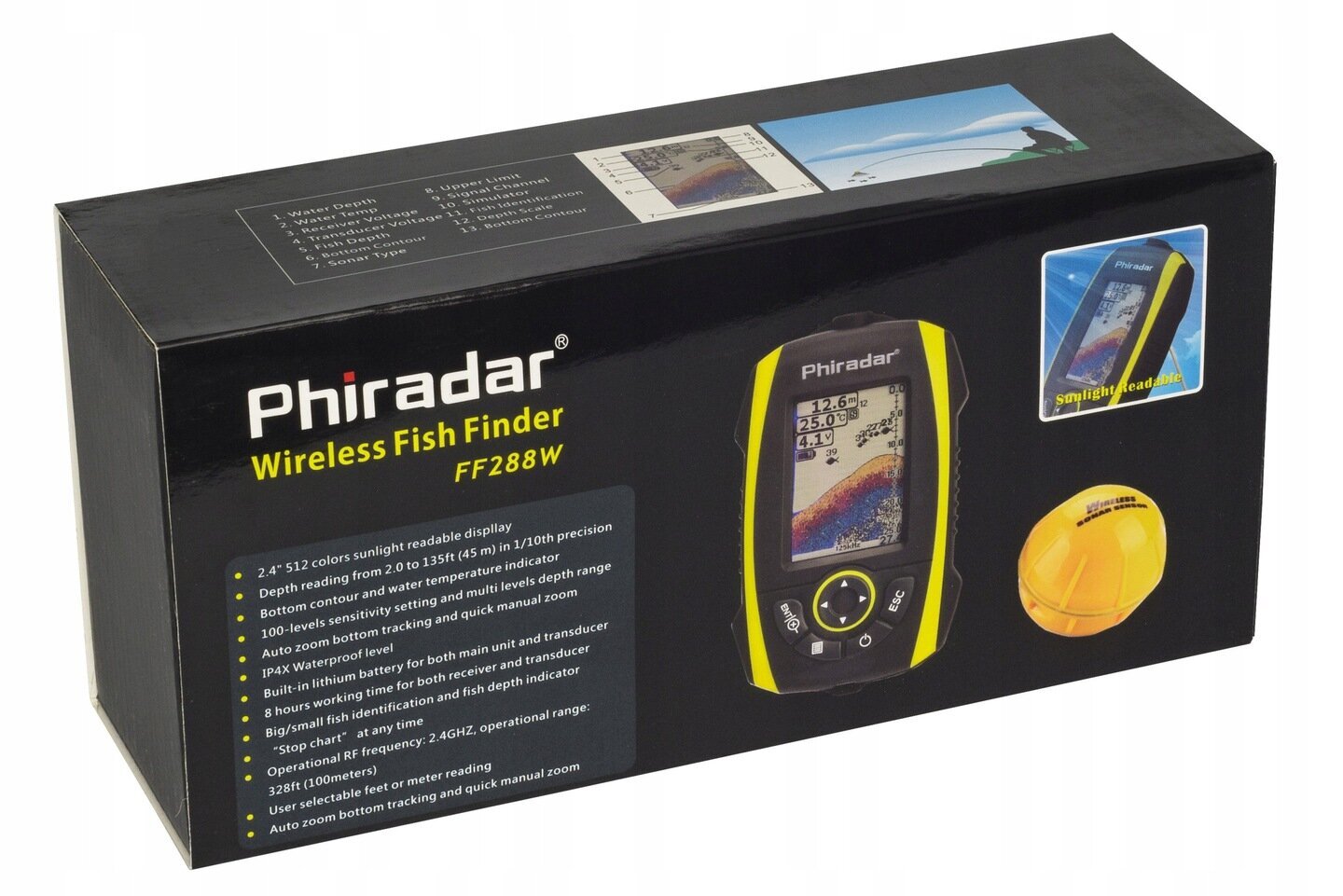 Fishfinder FF288W hinta ja tiedot | Älylaitteiden lisätarvikkeet | hobbyhall.fi