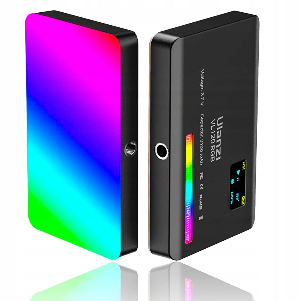 Ulanzi VL120 RGB hinta ja tiedot | Valokuvaustarvikkeet | hobbyhall.fi