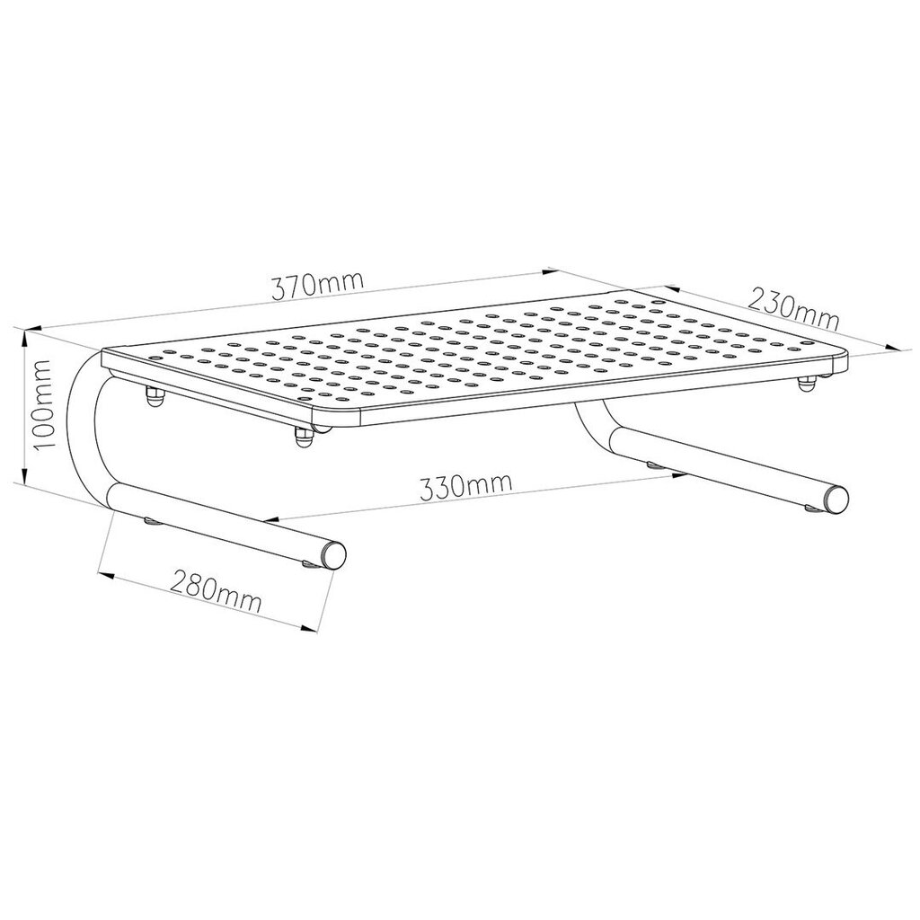 Maclean MC-948 näyttö/kannettava teline 13-32 tuuman näytöille, hinta ja tiedot | Näyttötelineet | hobbyhall.fi