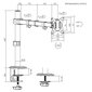 Maclean MC-753N hinta ja tiedot | Näyttötelineet | hobbyhall.fi