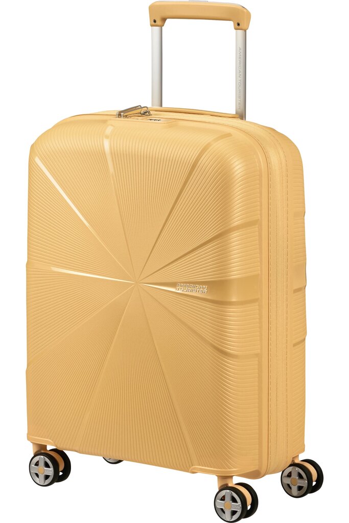 American Tourister Starvibe Spinner Metallic Peach 55 cm, hinta ja tiedot | Matkalaukut ja matkakassit | hobbyhall.fi