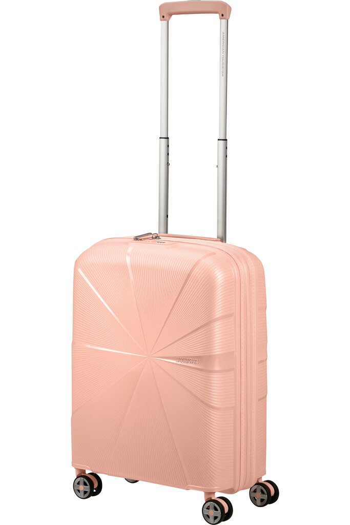 American Tourister Starvibe Spinner Metallic Peach 55 cm, hinta ja tiedot | Matkalaukut ja matkakassit | hobbyhall.fi