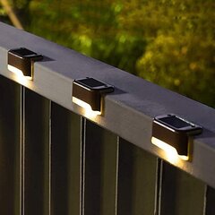 Solar Deck Lights Outdoor 10 Pack, lämmin valkoinen hinta ja tiedot | Lastenhuoneen valaisimet | hobbyhall.fi