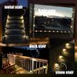 Solar Deck Lights Outdoor 10 Pack, lämmin valkoinen hinta ja tiedot | Puutarha- ja ulkovalot | hobbyhall.fi