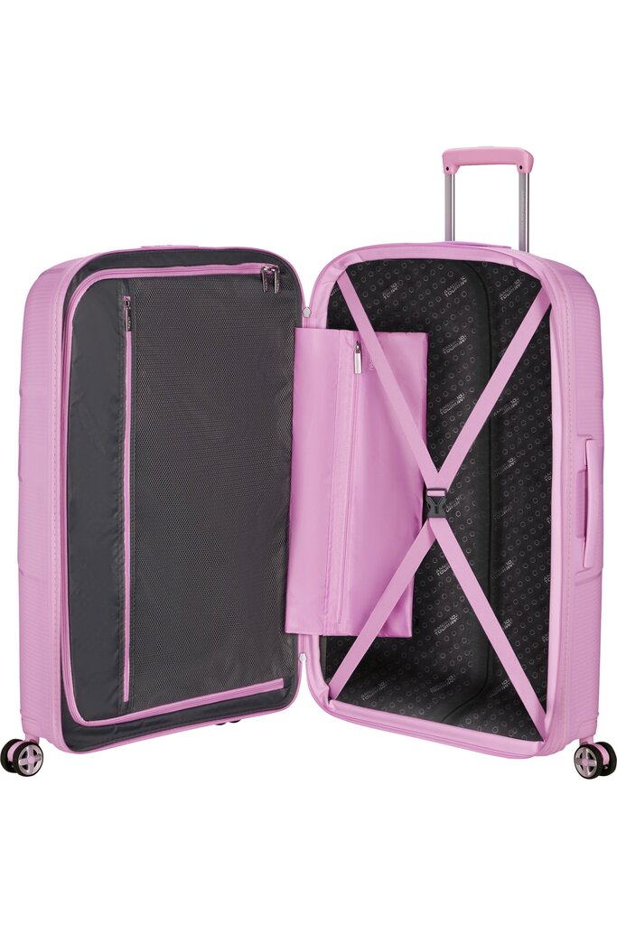 American Tourister Starvibe Metallic Pastel Lavender L 77 cm, violetti hinta ja tiedot | Matkalaukut ja matkakassit | hobbyhall.fi