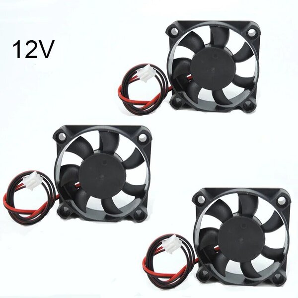 DC 5010 5V/12V/24V Tietokone CPU Cooler Mini Jäähdytystuuletin 50MM Pieni Pakotuuletin 3D-tulostimelle 2 pin 50x50x10mm H2