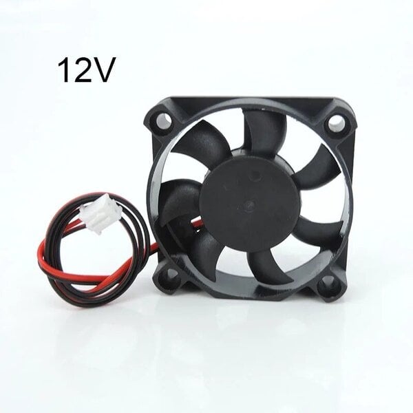 DC 5010 5V/12V/24V Tietokone CPU Cooler Mini Jäähdytystuuletin 50MM Pieni Pakotuuletin 3D-tulostimelle 2 pin 50x50x10mm L1