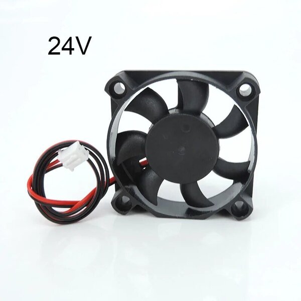 DC 5010 5V/12V/24V Tietokone CPU Cooler Mini Jäähdytystuuletin 50MM Pieni Pakotuuletin 3D-tulostimelle 2 pin 50x50x10mm E1