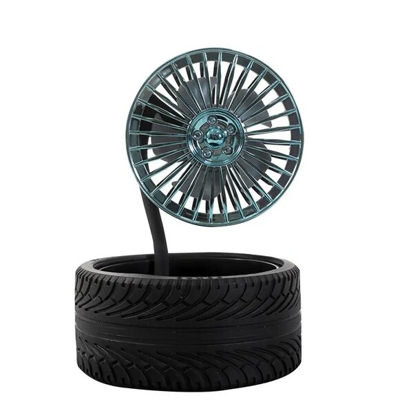 Minituuletin | Creative Tire kokoontaitettava tuuletin USB-ladattava kannettava tuuletin | 3 tuulennopeuden säädettävä henkilökohtainen tuuletin Pieni tuuletin tytöille B