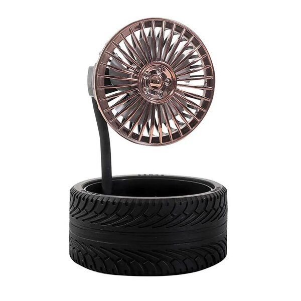 Minituuletin | Creative Tire kokoontaitettava tuuletin USB-ladattava kannettava tuuletin | 3 tuulennopeuden säädettävä henkilökohtainen tuuletin Pieni tuuletin tytöille B