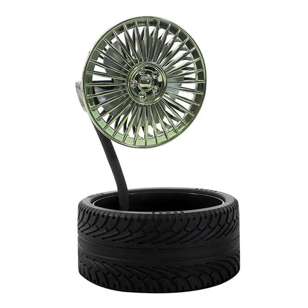 Minituuletin | Creative Tire kokoontaitettava tuuletin USB-ladattava kannettava tuuletin | 3 tuulennopeuden säädettävä henkilökohtainen tuuletin Pieni tuuletin tytöille B