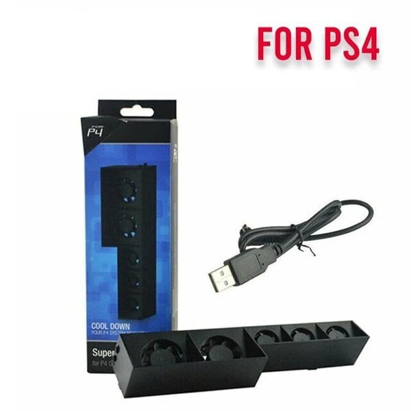 Tuuletin Sony PS4 Pro Pelikonsoli Play Station Playstation PS 4 Pro Cooler DC 5V USB Jääkaappi Tuuletin Kannettava