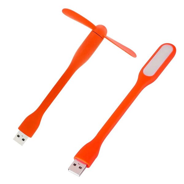 Creative USB-tuuletin joustava kannettava minituuletin ja USB-LED-valolamppu Xiaomi-kirja virtapankkiin kannettavalle tietokoneelle kesälaite