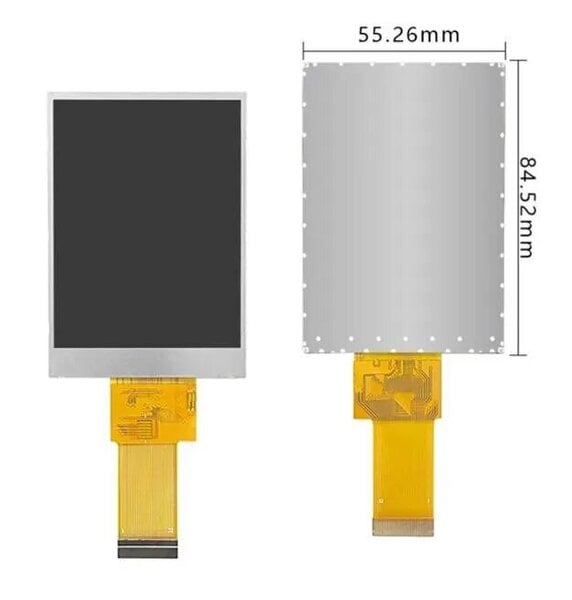 maithoga IPS 3,2 tuuman 32PIN SPI TFT LCD kapasitiivinen näyttö (kosketus/ei kosketusta) ST7789 GT911 IC MCU 8/16Bit Interfaace 240(RGB)*320