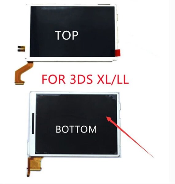 Ylä-ylempi tai alempi LCD-näyttö Nintendo DS Lite NDSL:lle NDSL:lle 3DS:lle Uusi 3DS XL LL 2DS XL:lle Kytkimelle