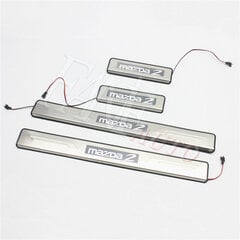 LED oven kynnys ruostumatonta terästä, kynnyssuoja, suojakoriste malleihin Mazda 2, Mazda2, 2007-2020 hinta ja tiedot | Lisätarvikkeet autoiluun | hobbyhall.fi