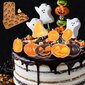 Zoompil Silikoni Halloween Muotit 4 Kpl Ruskea hinta ja tiedot | Keittiövälineet | hobbyhall.fi