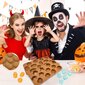 Zoompil Silikoni Halloween Muotit 4 Kpl Ruskea hinta ja tiedot | Keittiövälineet | hobbyhall.fi