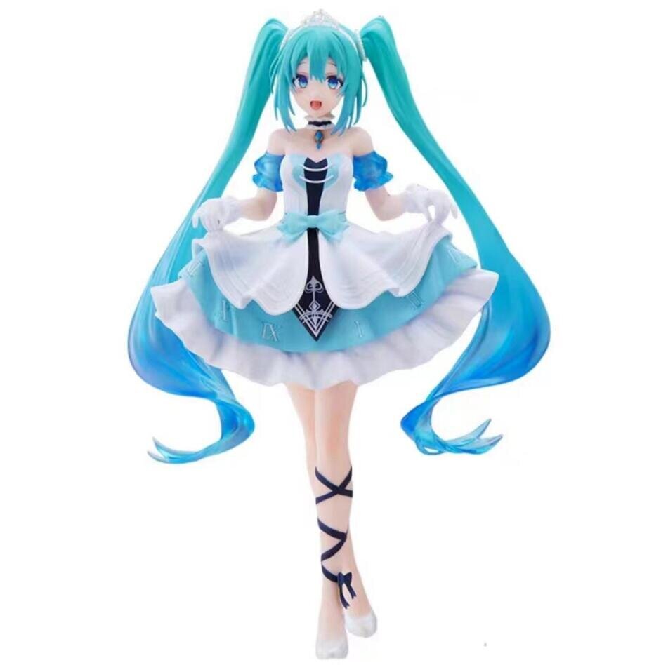 20 cm Tuhkimo Miku Hatsune Anime hahmo PVC-malli toimintalelut hinta ja tiedot | Pienoismallit | hobbyhall.fi