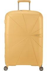 American Tourister Starvibe Spinner Metallic Banana L 77 cm, keltainen hinta ja tiedot | Matkalaukut ja matkakassit | hobbyhall.fi