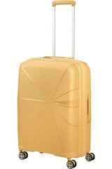 American Tourister Starvibe Metallic Banana M, 67 cm, kollane hinta ja tiedot | Matkalaukut ja matkakassit | hobbyhall.fi