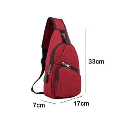 Sling Bag - reppu olkapäällä rintataskut crossbody päiväreppu miehille ja naisille hinta ja tiedot | Naisten laukut | hobbyhall.fi