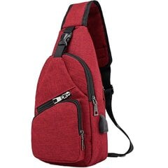 Sling Bag - reppu olkapäällä rintataskut crossbody päiväreppu miehille ja naisille hinta ja tiedot | Naisten laukut | hobbyhall.fi