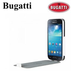 Bugatti BUGFCi9195WH puhelimenkuoret nahka Samsung i9195 Galaxy S4 Mini White (EU Blister) hinta ja tiedot | Puhelimen kuoret ja kotelot | hobbyhall.fi