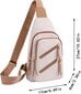 Nopeat ostokset Naisten Sling Bag Rinta Päiväreppu Crossbody Casual Reppu Kevyet olkalaukut matkaurheiluun Juoksu Vaellus hinta ja tiedot | Naisten käsilaukut | hobbyhall.fi