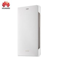 Huawei P8 Lite Flip Cover suojakuori, valkoinen, 51990918 hinta ja tiedot | Puhelimen kuoret ja kotelot | hobbyhall.fi