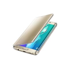 SAMSUNG CLEAR VIEW COVER EDGE+ KULTA hinta ja tiedot | Puhelimen kuoret ja kotelot | hobbyhall.fi