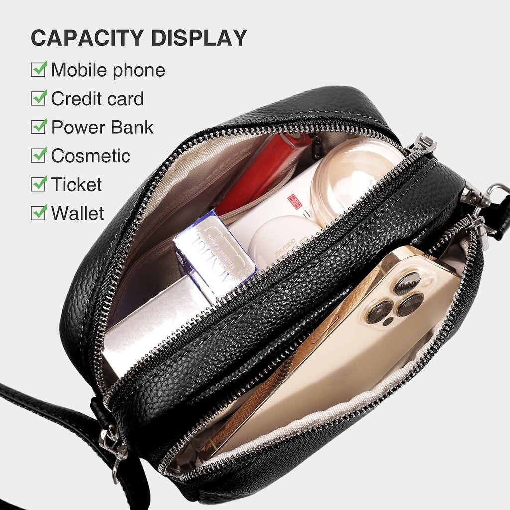 Crossbody laukku musta hinta ja tiedot | Naisten käsilaukut | hobbyhall.fi