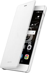 Huawei P9 Lite suojakotelo, valkoinen nahka, 51991526 hinta ja tiedot | Puhelimen kuoret ja kotelot | hobbyhall.fi