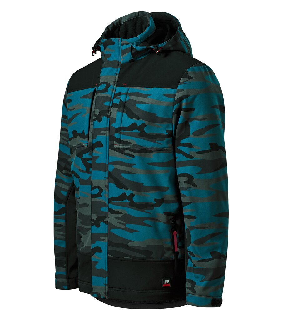 Miesten Talvinen Softshell-takki Vertex Camo hinta ja tiedot | Työvaatteet | hobbyhall.fi